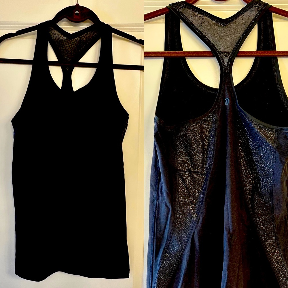 Lululemon Cool Racerback with Mesh/Pattern Back - Picture 3 of 3